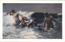 Winslow Homer, Undertow, 1886 Postcard