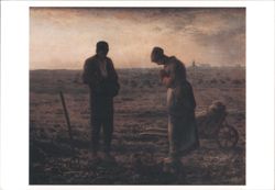 Jean-François Millet, L'Angélus, 1857-1859 Postcard