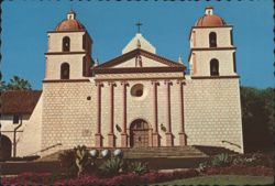 Mission Santa Barbara Main Chapel Postcard