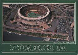 Three Rivers Stadium - Pittsburgh, PA Postcard