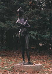 Emilio Greco, The Tall Bather I, Bronze Sculpture, Mountainville, NY Postcard