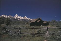 Episcopal Chapel of The Transfiguration, Moose, WY Postcard