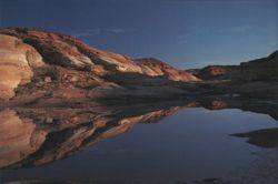 Lake Powell, Utah - Scenic Sandstone & Blue Water Postcard