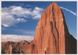 Temple of the Moon and Sun, Capitol Reef National Park Postcard