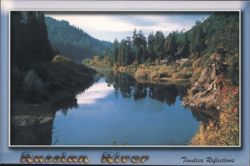 Russian River, Timeless Reflections Postcard