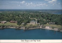 Salve Regina Newport College on Cliff Walk, Newport, RI Postcard