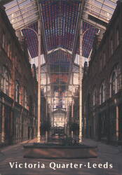 Victoria Quarter Glass Roof Arcade, Leeds Postcard