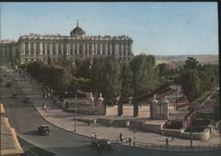Madrid Royal Palace and Sabatini Gardens Postcard