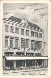 Hotel Dijkstra - Zwolle, Netherlands Postcard