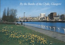 By the Banks of the Clyde, Glasgow Postcard