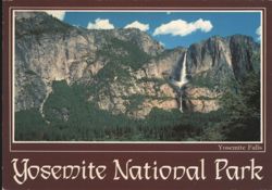 Yosemite Falls and Valley, Yosemite National Park Postcard