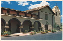 Santa Ines Mission, Solvang, CA Postcard