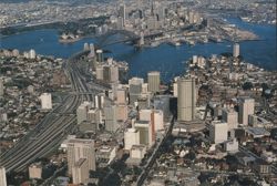 Aerial View of Sydney, Australia's Largest City Postcard