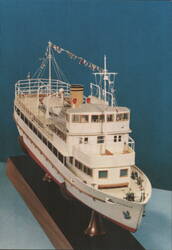 BELOIANNISZ Ship Model, MAHART Lake Balaton Excursion Vessel Postcard