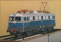 MÁV V43 1008 Electric Locomotive Model, Ganz-MÁVAG Postcard