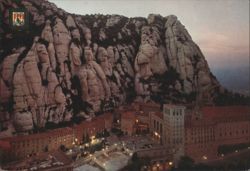 Montserrat Monastery & Mountains, General View Postcard