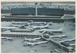 O'Hare International Airport, Aviation Crossroads Postcard