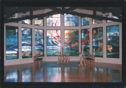 Medora K. Reed Chapel Stained Glass Window, Sarasota, FL Postcard