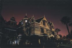 Winchester Mystery House, Houdini's Midnight Seance Postcard