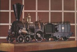 DERÜ Locomotive Model, 1:4 Scale, Nagy Brothers 1847 Postcard