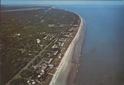 Hilton Head's White, Uncrowded Strand Postcard
