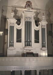 Christ Church Philadelphia Curtis Memorial Organ Postcard