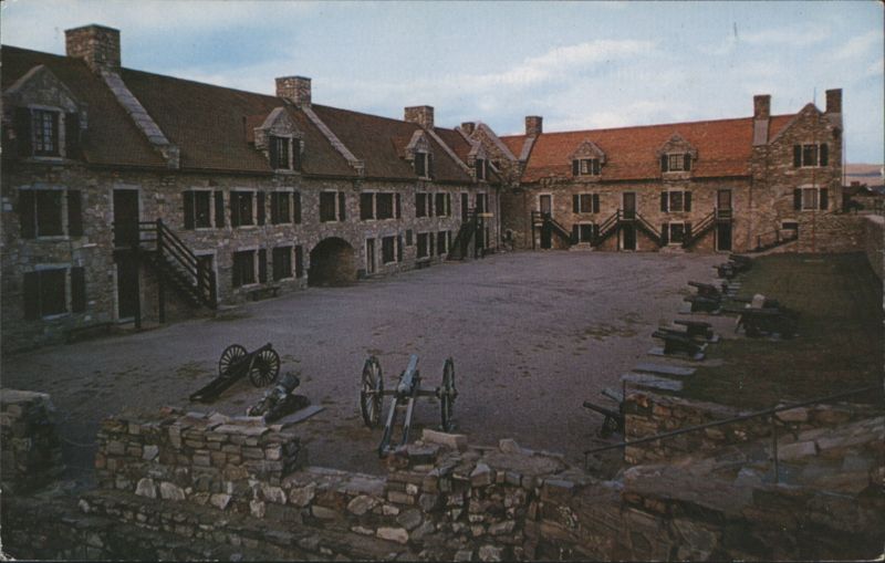 Fort Ticonderoga Inner Courtyard, West & South Barracks New York