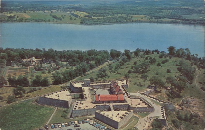 Aerial View Historic Fort Ticonderoga, NY New York