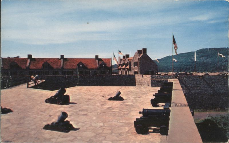 Fort Ticonderoga, North Curtain Wall and Bastion, Demi Lune New York