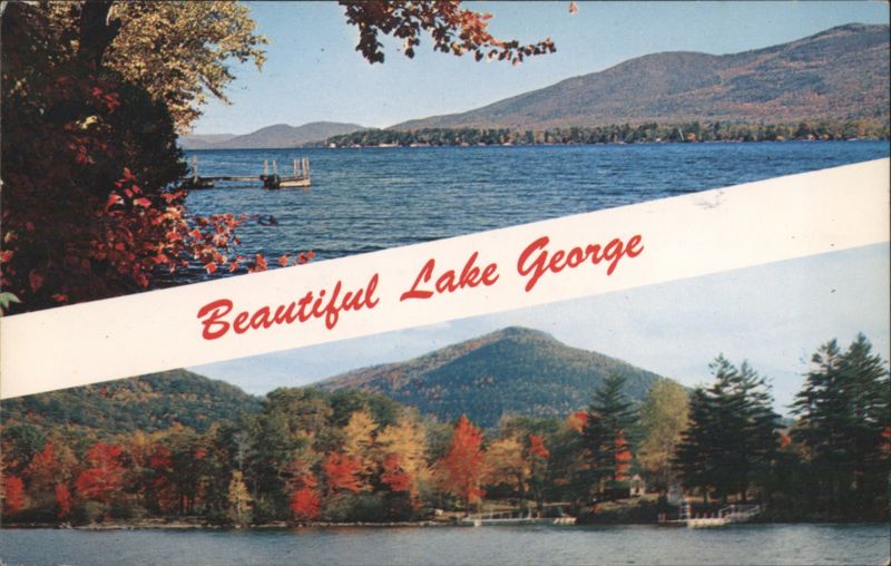 Beautiful Lake George Autumn Splendor, Adirondacks New York