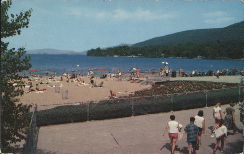 Lake George Beach 'The Million Dollar Beach' ADIRONDACKS New York