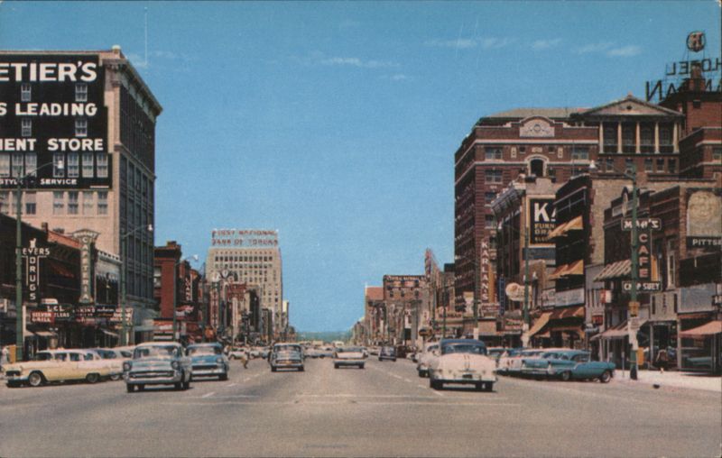 Kansas Avenue Street Scene, Topeka, KS