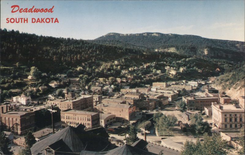 Deadwood South Dakota Birdseye View Black Hills Mike Roberts