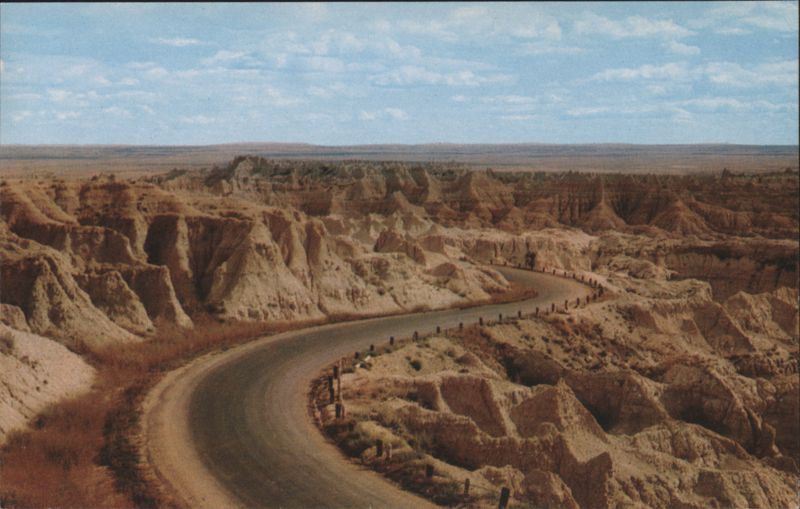 S Curve Bad Lands National Monument, South Dakota