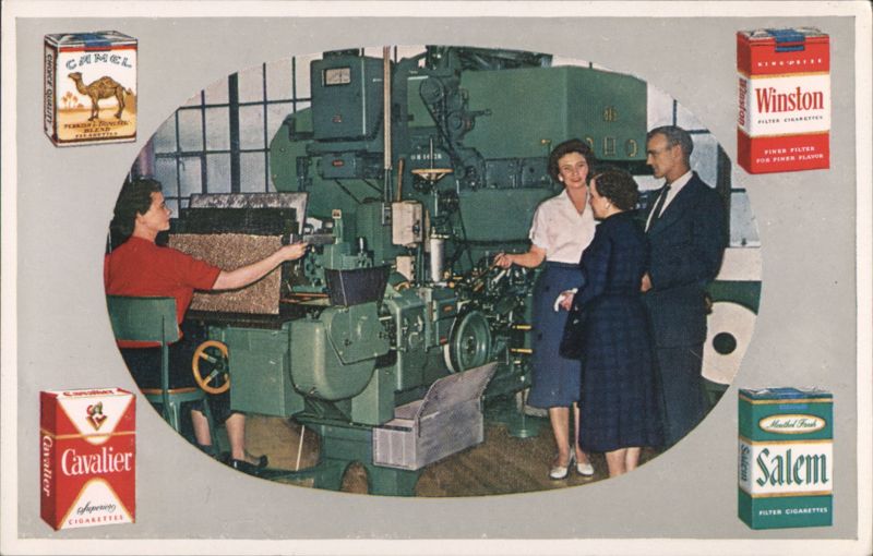 R. J. Reynolds Tobacco Factory Tour, Camel Winston Winston-Salem North Carolina