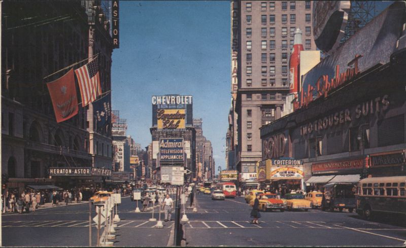 Times Square, The Great White Way, New York City