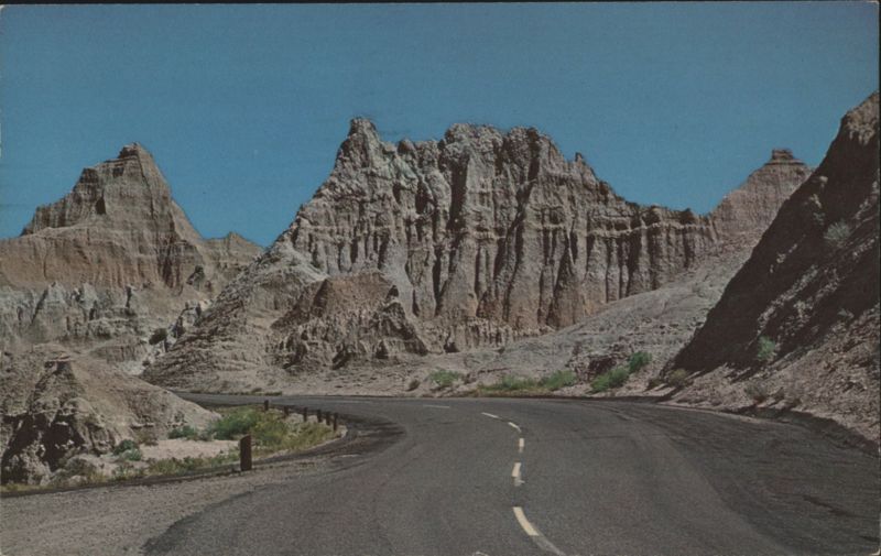 Approaching Top of Norbeck Pass, Bad Lands Nat'l Monument South Dakota