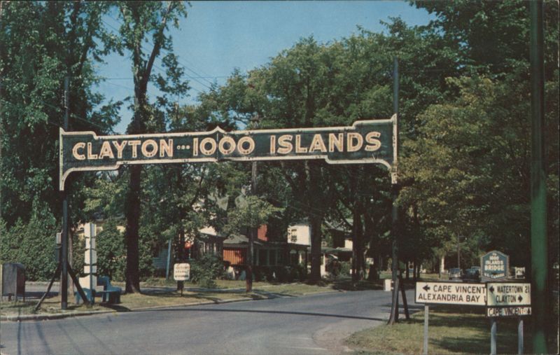 Clayton - 1000 Islands Archway, St. Lawrence River New York