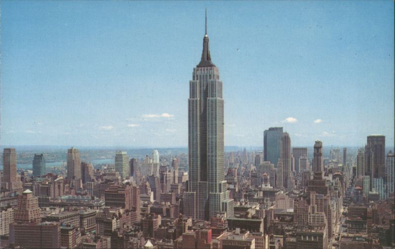 Empire State Building, New York City Skyline View