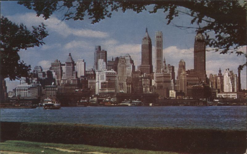 Lower Manhattan from Governor's Island New York