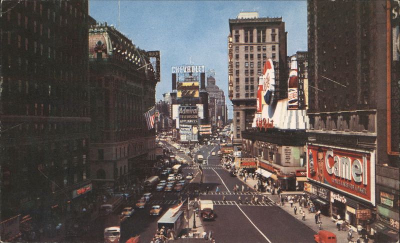 Times Square, The Great White Way, Crossroads of the World New York
