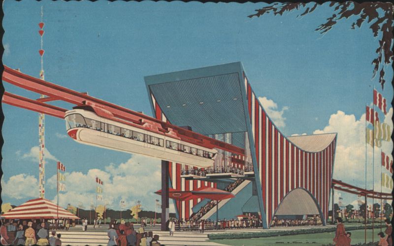 AMF Monorail New York World's Fair 1964-65 Peace Understanding
