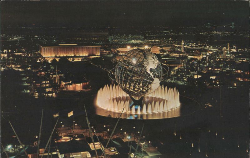 Unisphere, New York World's Fair 1964-1965 at Night