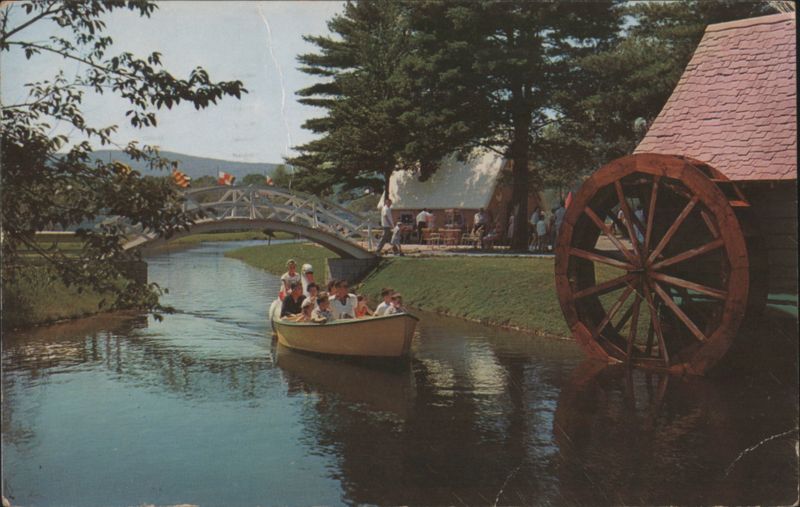 Waterwheel & Little Miller's House, Storytown U.S.A. Lake George New York