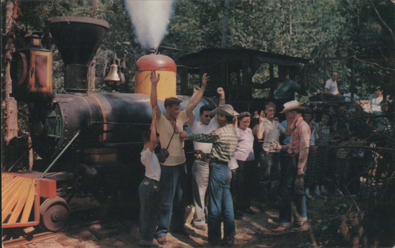 Frontier Town Train Robbery, Adirondacks, NY North Hudson New York