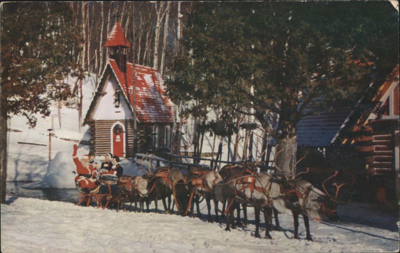 Santa's Real Live Reindeer at North Pole, NY New York
