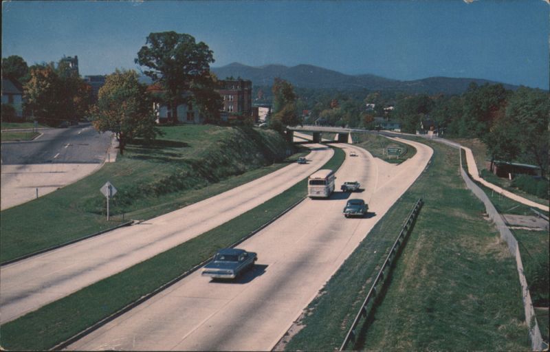 Expressway West, Asheville, NC, Pisgah Mountain Range North Carolina
