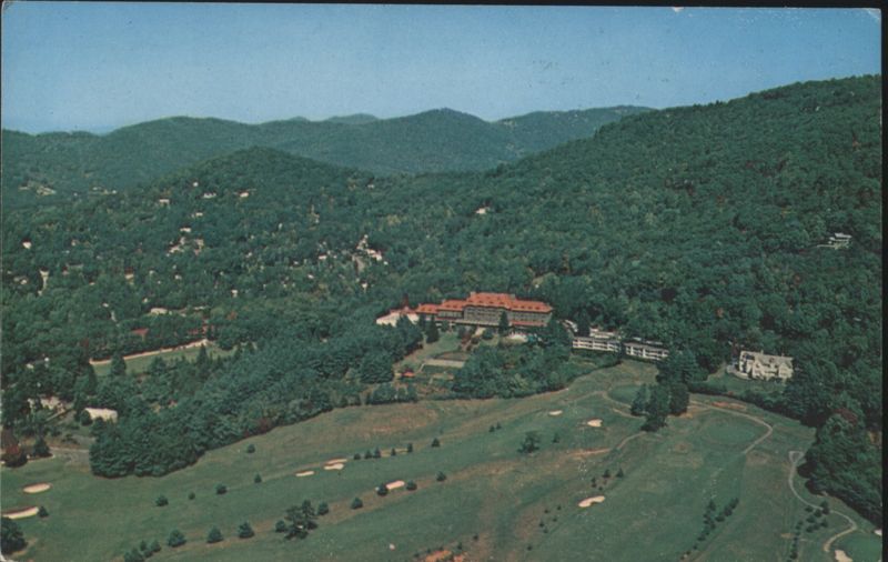 Air View Grove Park Inn & Motor Lodge, Golf Course Asheville North Carolina