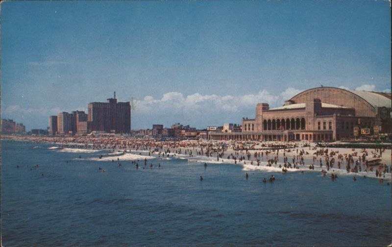 Panoramic View, Convention Hall & Beach Front Hotels Atlantic City New Jersey
