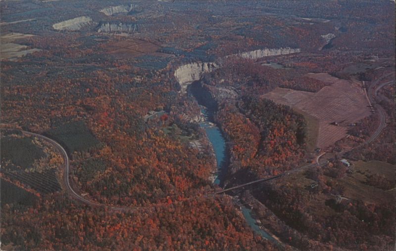 Genesee River Gorge, Letchworth State Park, Fall Foliage Castile New York